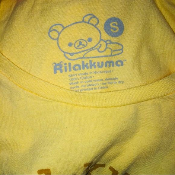 Rilakkuma Yellow T-shirt - Picture 2 of 4